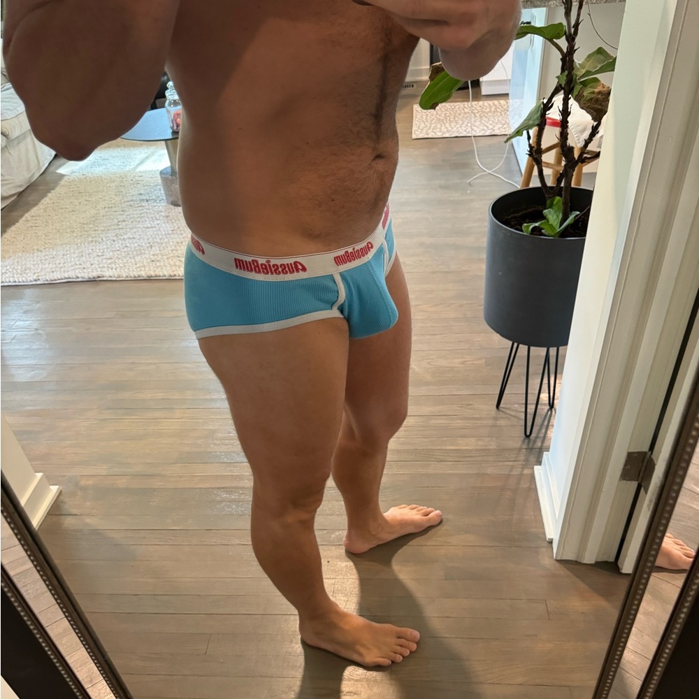 Men’s AussieBum Briefs - Sky Blue Size Large
